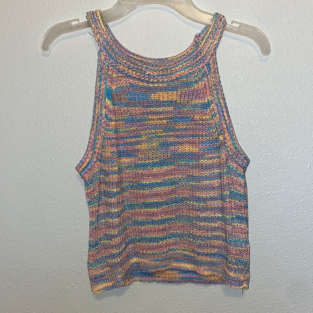 Womens Knit Shein halter crop top